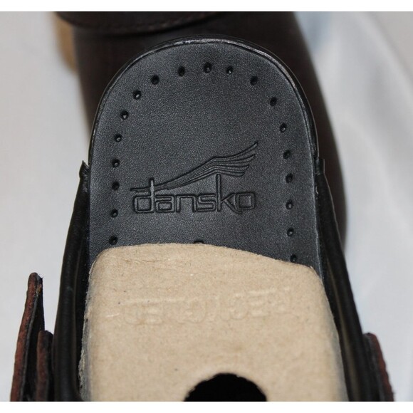 DANSKO WOMEN'S INGRID SLIP ON CLOG ANTIQUE BROWN NIB EU 35 US 5.5-6 - Picture 6 of 7